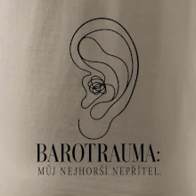 Barotrauma můj nejhorší nepřítel ucho s uzlem v lince