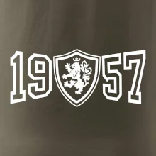 Narozeninový motiv - znak - 1957