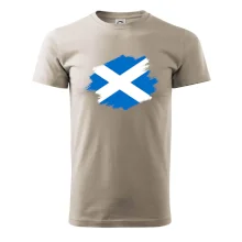 Skotská vlajka kreslená štetcem