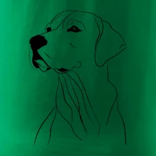 Labrador černá kresba