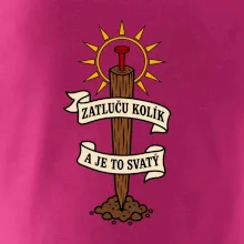 Geodet zatluču kolík a je to svatý