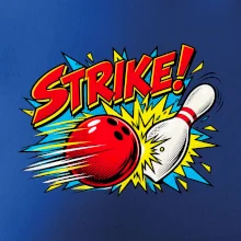 Strike komiksový bowlingový náraz
