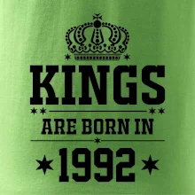 Kings are born in 1992