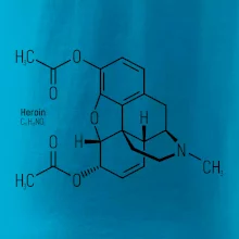 Molekulární struktura Heroin