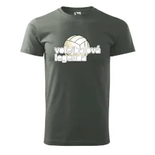 Volejbalová legenda - bílé písmo