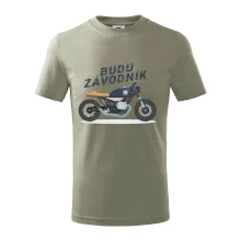 Budu závodník  modrý cafe racer