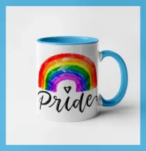 Duha pride kreslená