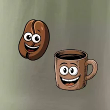 Parové triko - Hrnek a káva