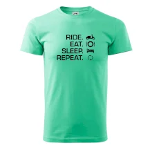 Ride Eat Sleep Repeat moto skútr