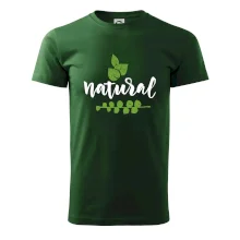 Natural - nápis v listech