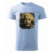 Albert se sluchátky Albert se sluchátky