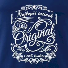 Vintage nejlepší tatínek 100% kvalita