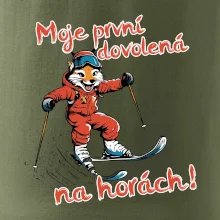 Moje první dovolená na horách hnědá  liška