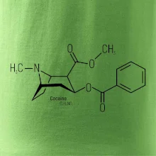 Molekulární struktura Cocaine Kokain