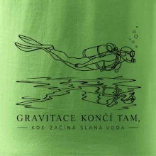 Gravitace končí ve slané vodě