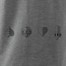 Prší - barvy hracích karet