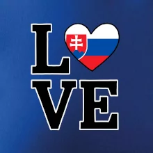 Love Slovenská vlajka