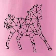 Geometrie - kůň jednobarevná
