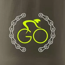 GO cyklista (fluo potisk)