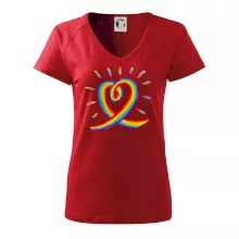 Srdce pride duha kreslená