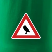 Dopravní značka - Pozor sova