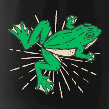 Žába zelená kreslená