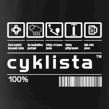 Čárový kód - Cyklista