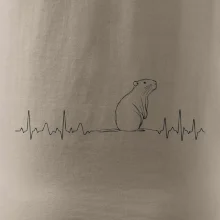 EKG křivka kapybara