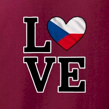 Love Česká vlajka