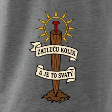 Geodet zatluču kolík a je to svatý