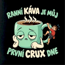 Ranní káva první crux dne