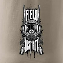Černobílá maska field instinct paintball