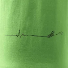 Florbalové EKG s florbalkou a míčkem