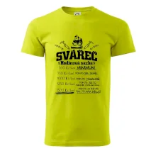 Svářeč - hodinová sazba