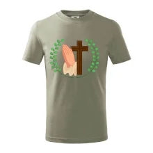 Věnec - kříž a modlení