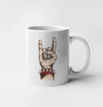 Rocková ruka s náramkem