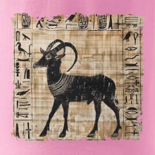 Egyptské hieroglyfy koza