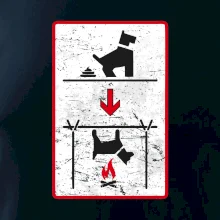 Tričko pro odpůrce sraní na chodníku