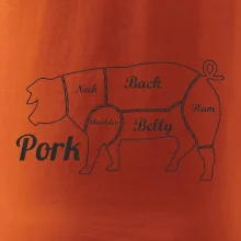 Prase nákres rozřezání