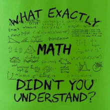 What exactly didnt you understand  - Math