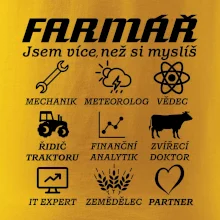 Symboly farmář - Traktorista a partner