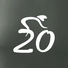 Cyklista slaví dvacítku (20)