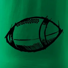 Americký fotbal míč skica