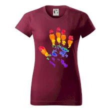 LGBT hand print