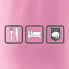 Eat sleep MMA v řádku