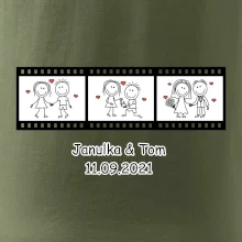 Svatební den - váš nápis (Hana-creative)