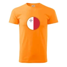 Vlajka Malta kulatá velká