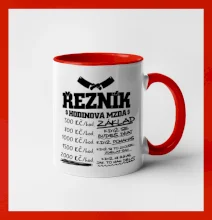 Hodinová mzda řezník