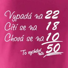 Vypadá, cítí se, chová se - 50 let