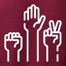 Kamen nůžky papír ikony